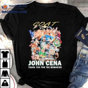 John Cena Tribute Design For Unforgettable Moments Tshirt