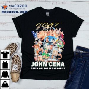 John Cena Tribute Design For Unforgettable Moments Tshirt