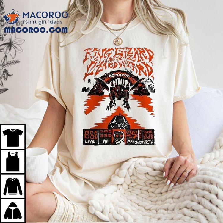 King Gizzard 2025 Bonnaroo Festival Live Performance T-shirt King Gizzard 2025 Bonnaroo Festival Live Performance T-shirt
