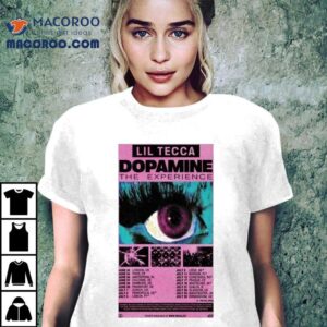 Lil Tecca 2025 tour excitement with exclusive dopamine experience t-shirt 1 Lil Tecca Dopamine The Experience Tour Tshirt