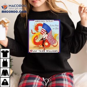 Lily Tang Williams Shows Her American Pride With This Cool Tshirt