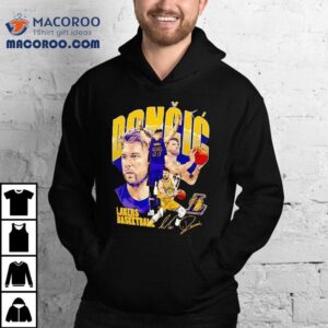 Luka Doncic Lakers Playoff Retro Basketball Tshirt
