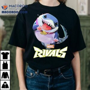 Marvel Rivals Game Features Jeff The Land Shark T-Shirt
