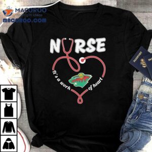 Minnesota Wild Celebrates Nurses With Heartfelt Design Tshirt