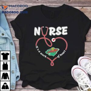Minnesota Wild Celebrates Nurses With Heartfelt Design Tshirt