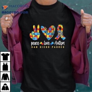 Padres Autism Awareness Support Tshirt