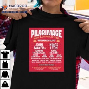 Pilgrimage Music Fest Artist Reveal At Franklin Farm This Fall Tshirt