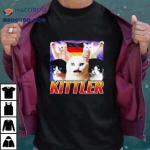 Playful Aggressive Feline Design Tshirt