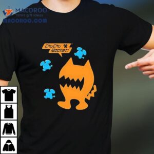 Playful Chuchu Rocket Design On Stylish Tshirt