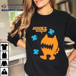 Playful Chuchu Rocket Design On Stylish Tshirt