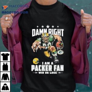 Proudly Supporting Green Bay Packers Through Every Game In This Tshirt