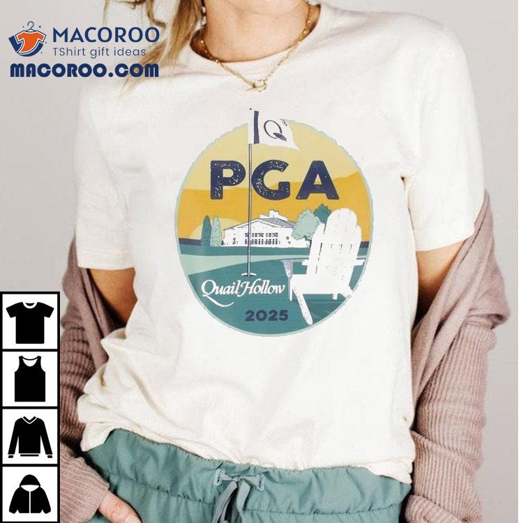 Quail Hollow Golf Tournament 2025 Official T-Shirt Quail Hollow Golf Tournament 2025 Official T-Shirt
