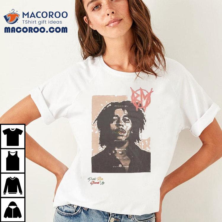 Rebel Style Bob Marley Anarchy Graphic Tee Rebel Style Bob Marley Anarchy Graphic Tee