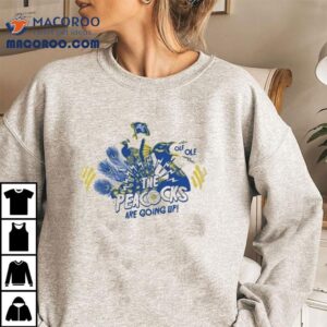 Rising Peacocks Celebrate With Vibrant Tshirt