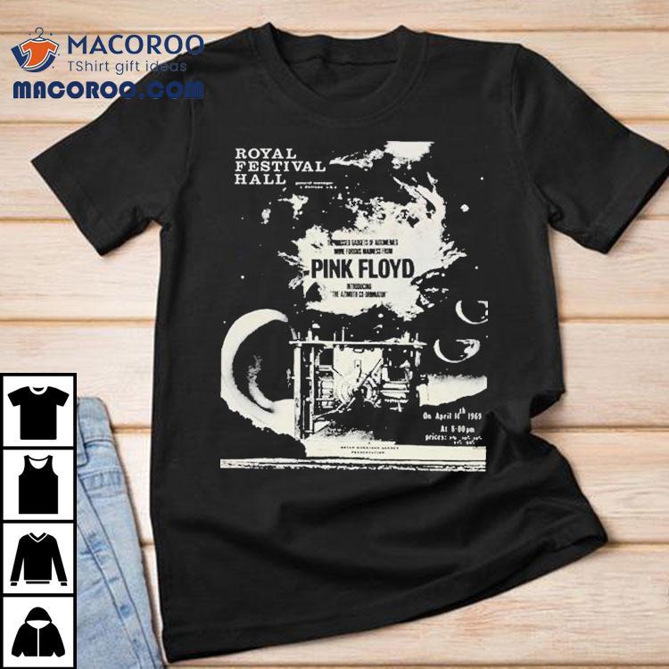 Royal Festival Hall Pink Floyd 1969 Concert T-shirt Royal Festival Hall Pink Floyd 1969 Concert T-shirt
