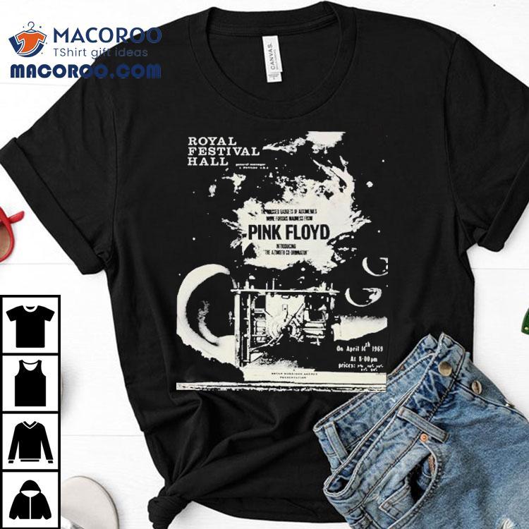 Royal Festival Hall Pink Floyd 1969 Concert T-shirt Royal Festival Hall Pink Floyd 1969 Concert T-shirt