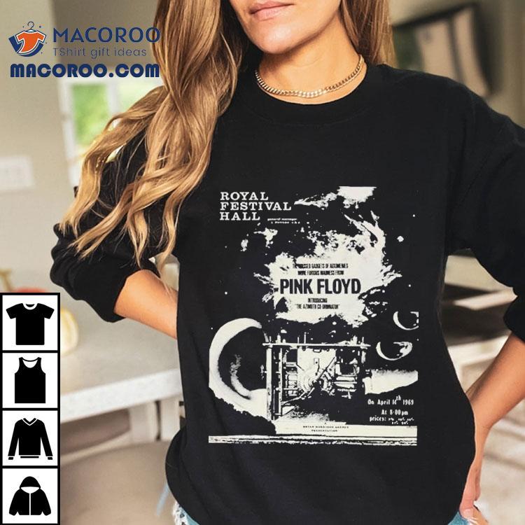 Royal Festival Hall Pink Floyd 1969 Concert T-shirt Royal Festival Hall Pink Floyd 1969 Concert T-shirt