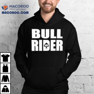 Rugged Western Bull Riding Style Tshirt