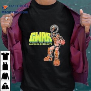 Sawborg Destructo Graphic Design T Tshirt