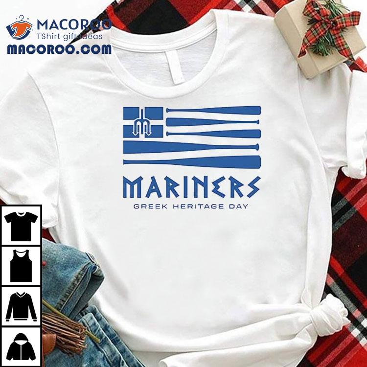 Seattle Mariners celebrate Greek culture with special event t-shirt Seattle Mariners celebrate Greek culture with special event t-shirt