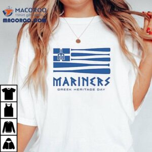 Seattle Mariners celebrate Greek culture with special event t-shirt 1 Seattle Mariners Celebrate Greek Culture With Special Event Tshirt
