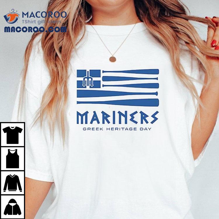 Seattle Mariners celebrate Greek culture with special event t-shirt Seattle Mariners celebrate Greek culture with special event t-shirt