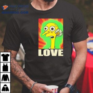 Show Your Adoration For The Simpsons Mr Burns With This Cool Tshirt