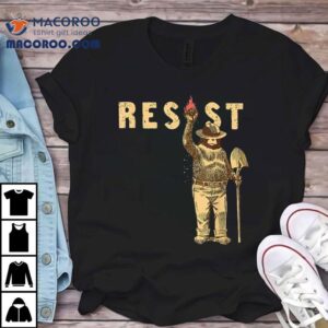 Smokey Bear Resist Anti Trump Environmental Activism Shirt
