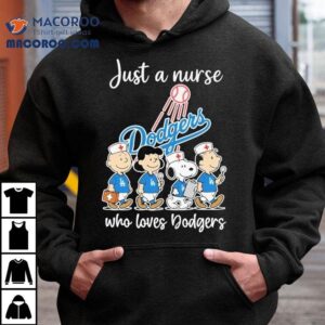 Snoopy nurse cheering for Dodgers in this cool t-shirt 3 Snoopy Nurse Cheering For Dodgers In This Cool Tshirt