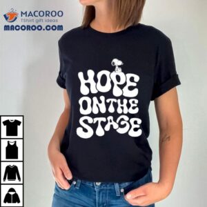 Snoopy Performs With Optimism Tshirt