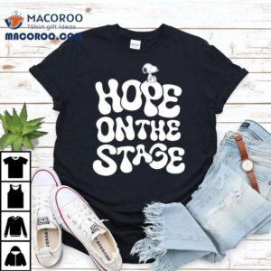 Snoopy Performs With Optimism Tshirt