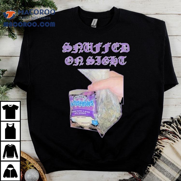 Snuffed On Sight Uncrustables graphic tshirt Snuffed On Sight Uncrustables graphic tshirt
