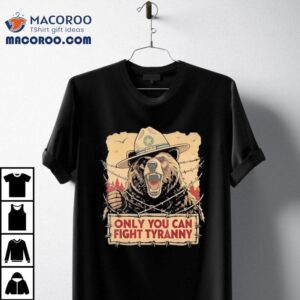 Stand Against Oppression With This Unique Bear Design T-Shirt