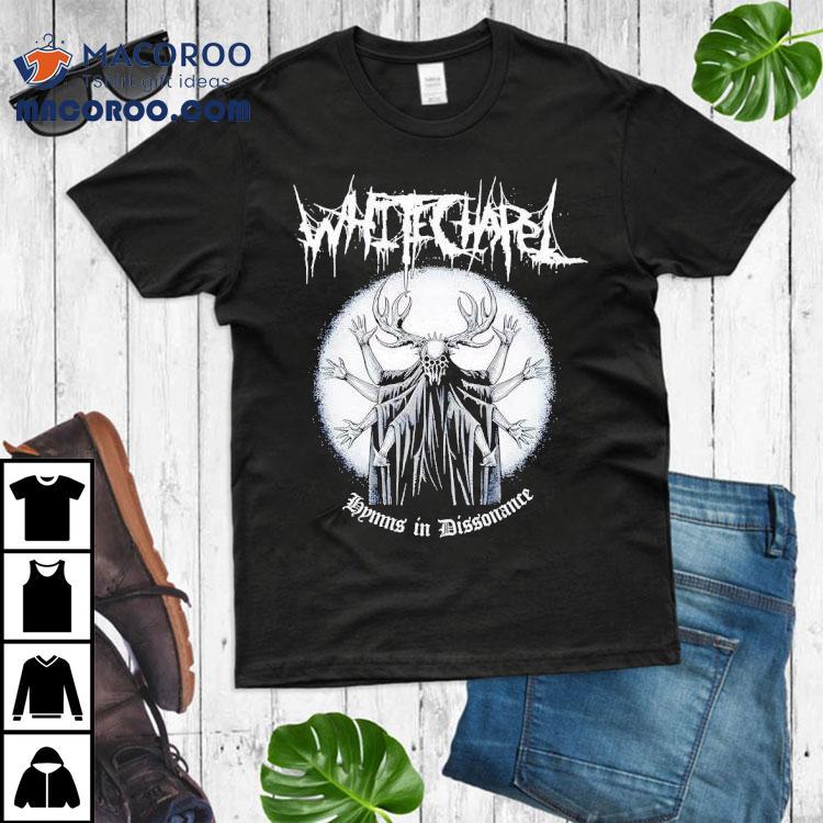 Stone Washed Dark Melodies Whitechapel Graphic  Tshirt