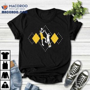 Stylish Argyle Hoops Design Tshirt