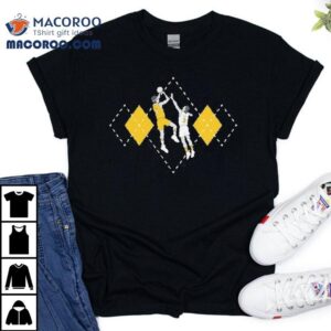 Stylish Argyle Hoops Design Tshirt