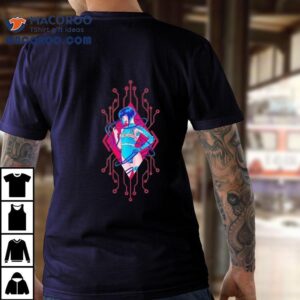 Suzi Hunter Rocks Cyber Themed Apparel in Stylish Outfit