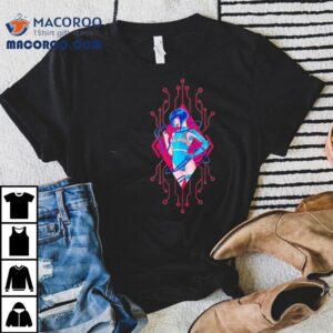 Suzi Hunter Rocks Cyber Themed Apparel In Stylish Outfit Tshirt
