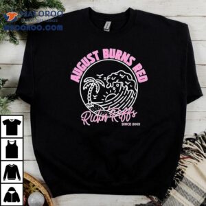 Teal August Burns Red Guitar Inspired T Design Tshirt