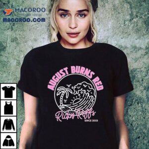 Teal August Burns Red Guitar Inspired T Design Tshirt