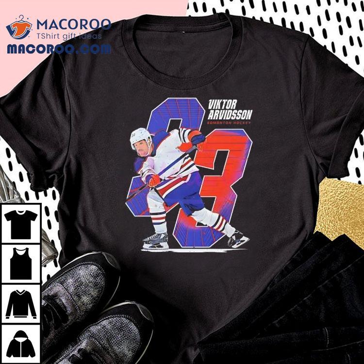 Viktor Arvidsson 22 Edmonton Oilers Hockey Shirt Viktor Arvidsson 22 Edmonton Oilers Hockey Shirt