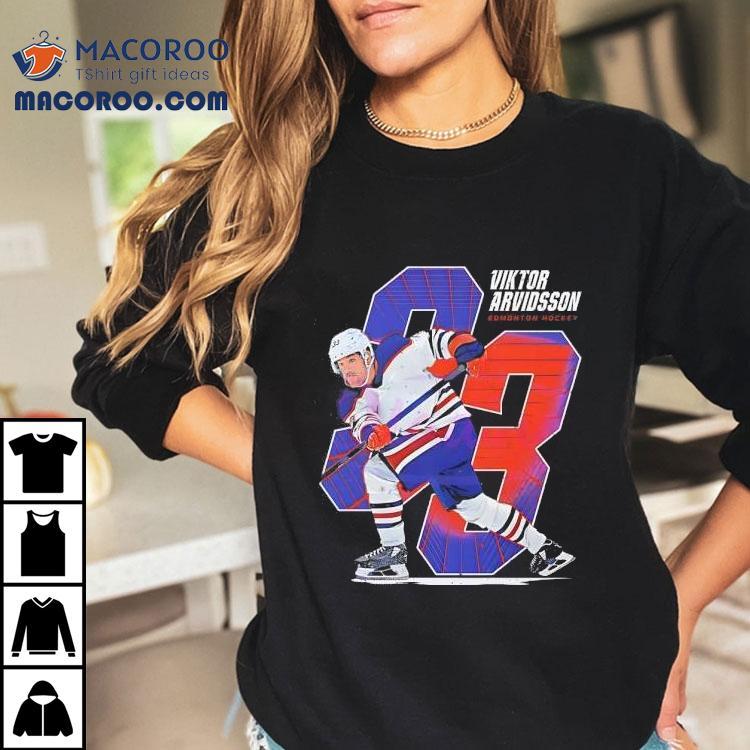 Viktor Arvidsson 22 Edmonton Oilers Hockey Shirt Viktor Arvidsson 22 Edmonton Oilers Hockey Shirt