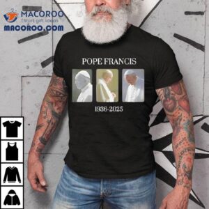 Vintage 1936 2025 Pope Francis Design T-Shirt
