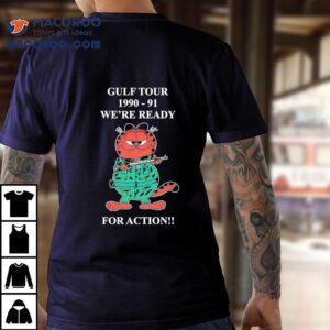 Vintage Garfield Adventure Ready To Roll Tshirt