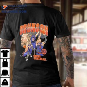 Vintage Knicks Playoffs Jalen Brunson Retro Basketball Tshirt