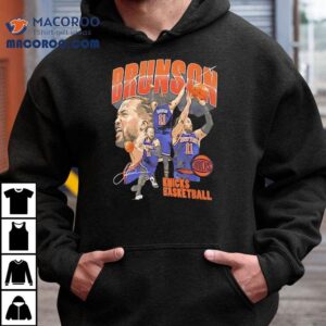 Vintage Knicks Playoffs Jalen Brunson Retro Basketball Tshirt