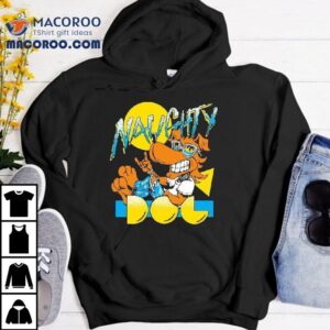 Vintage Naughty Dog Design Cool Retro Tshirt