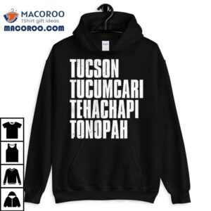 Vintage Southwest Town Names Graphic Tshirt