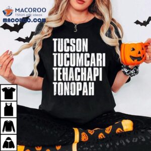 Vintage Southwest Town Names Graphic T Tshirt