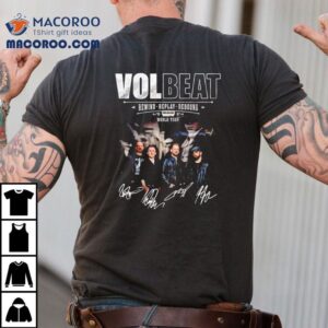 Volbeat Rewind Rebound Tour Exclusive Merchandise Tee